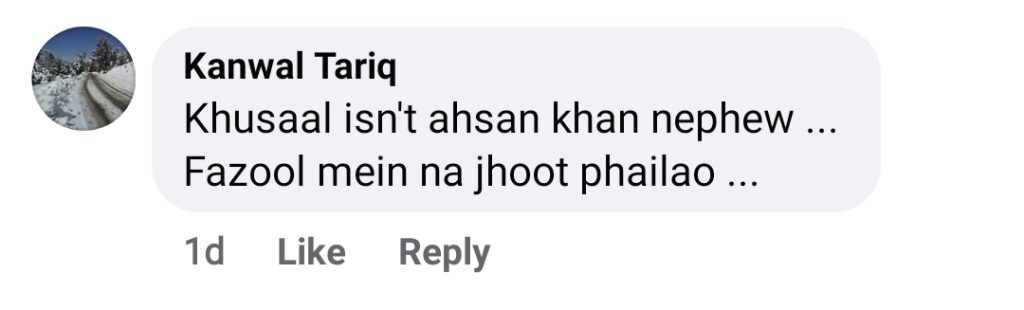 Viewers Believe Khushhal Khan Getting Work Because Of Nepotism