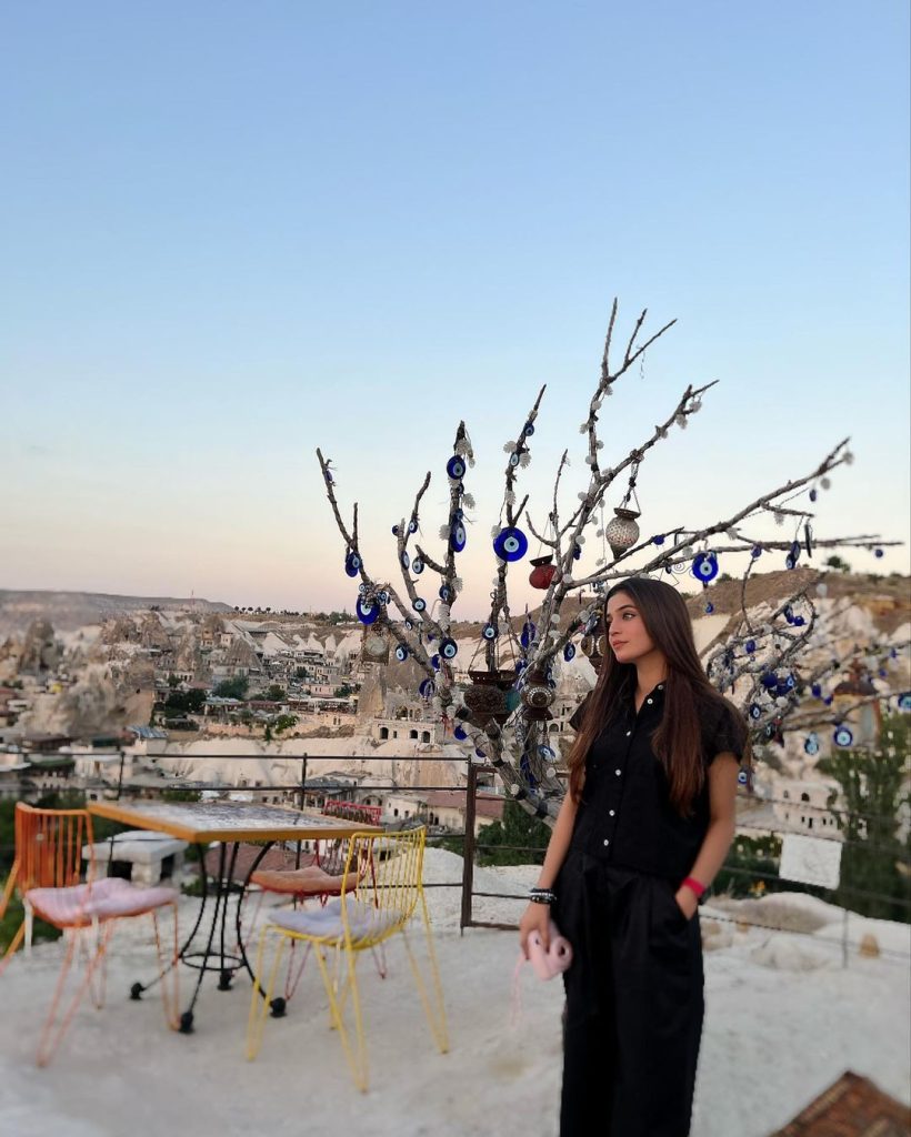 Actress Laiba Khan's Spending Vacations In Cappadocia Turkey