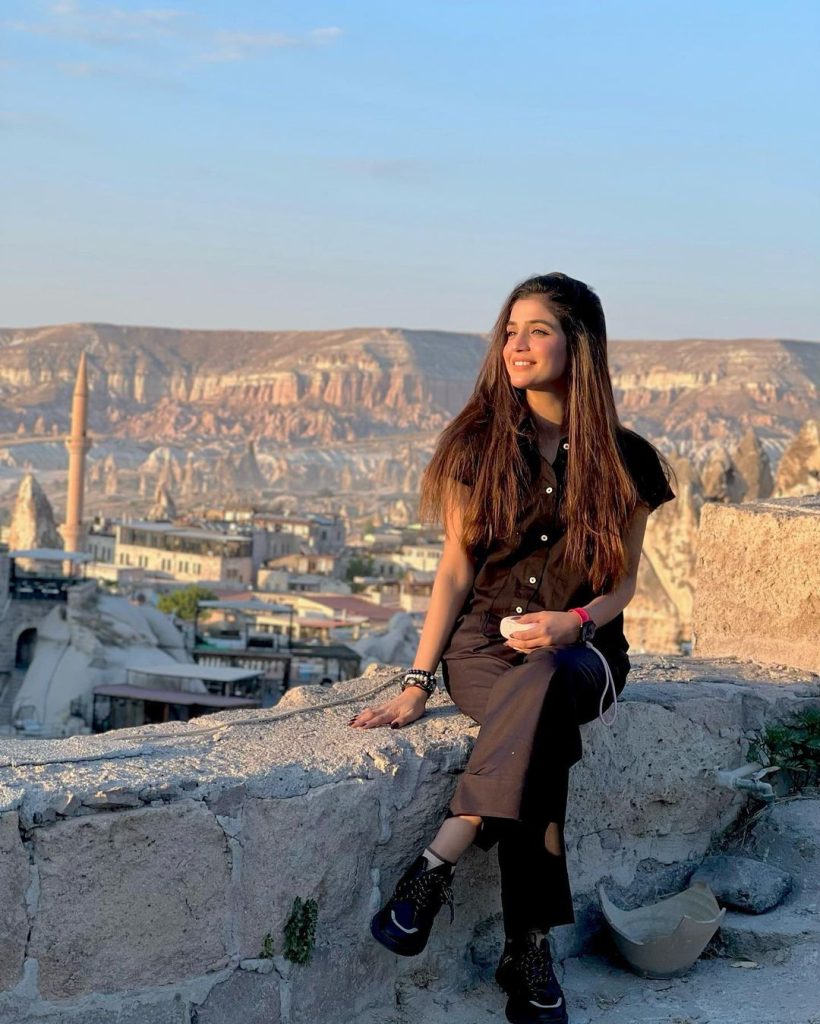 Actress Laiba Khan's Spending Vacations In Cappadocia Turkey