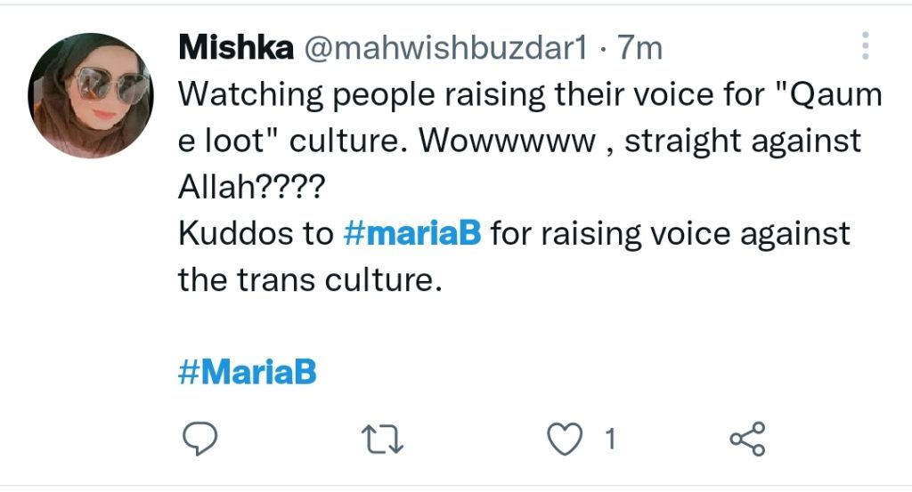 Public Praises Maria B for Her Recent Statements