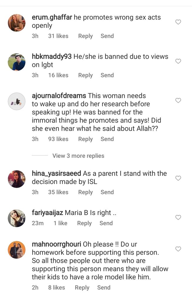 Public Praises Maria B for Her Recent Statements