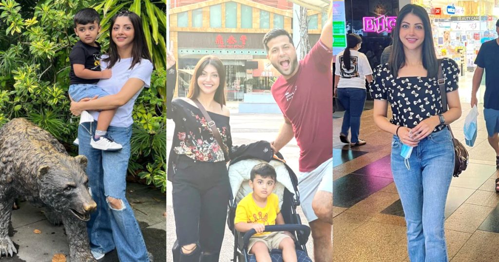 Moomal Khalid Vacations In Singapore With Family