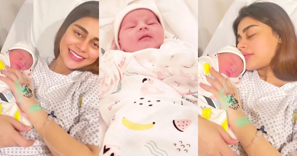 Sadaf Kanwal's First Moments With Her Baby Girl- Watch Video