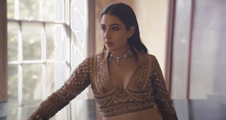 Sara Ali Khan Models For Pakistani Designer Mohsin Naveed Ranjha