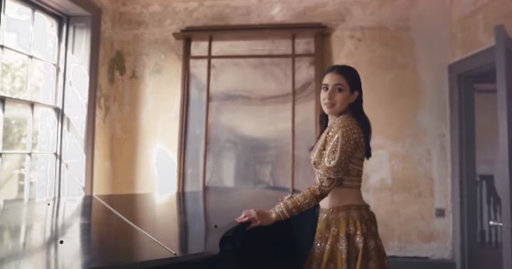 Sara Ali Khan Models For Pakistani Designer Mohsin Naveed Ranjha