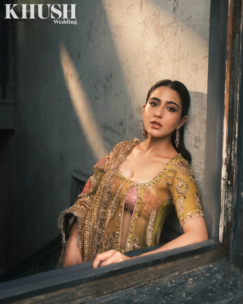 Sara Ali Khan Models For Pakistani Designer Mohsin Naveed Ranjha