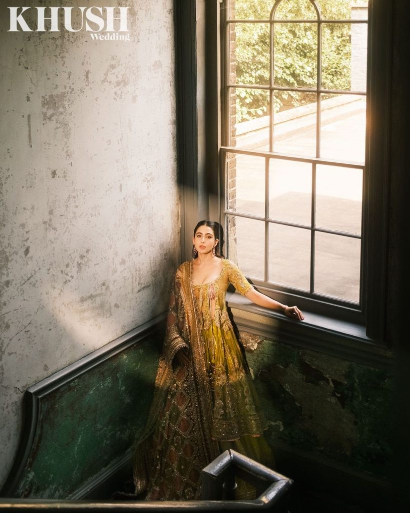 Sara Ali Khan Models For Pakistani Designer Mohsin Naveed Ranjha