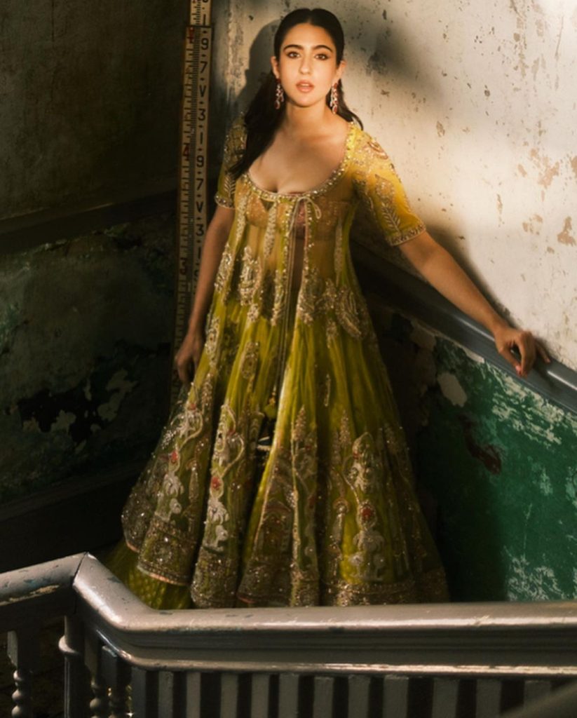 Sara Ali Khan Models For Pakistani Designer Mohsin Naveed Ranjha