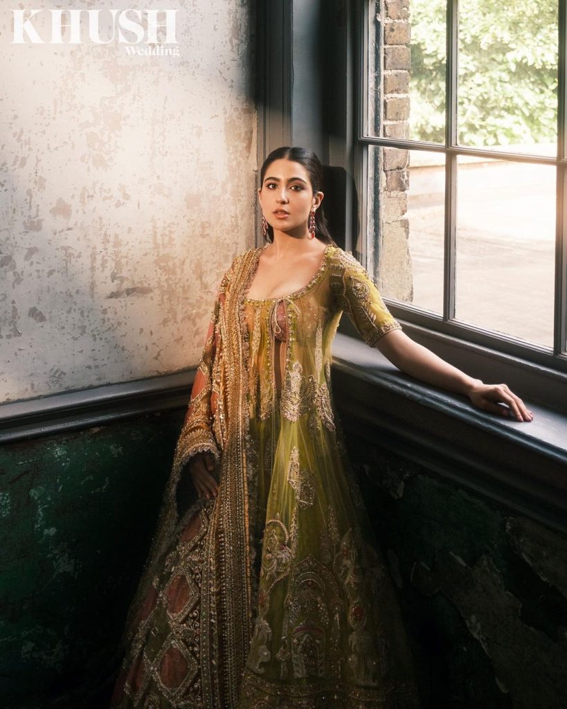 Sara Ali Khan Models For Pakistani Designer Mohsin Naveed Ranjha