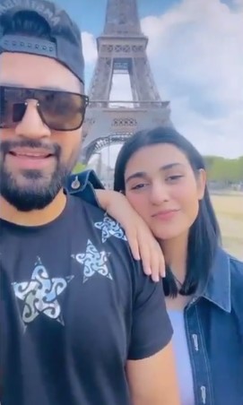 Sarah Khan And Falak Shabir Beautiful Pictures At Eiffel Tower