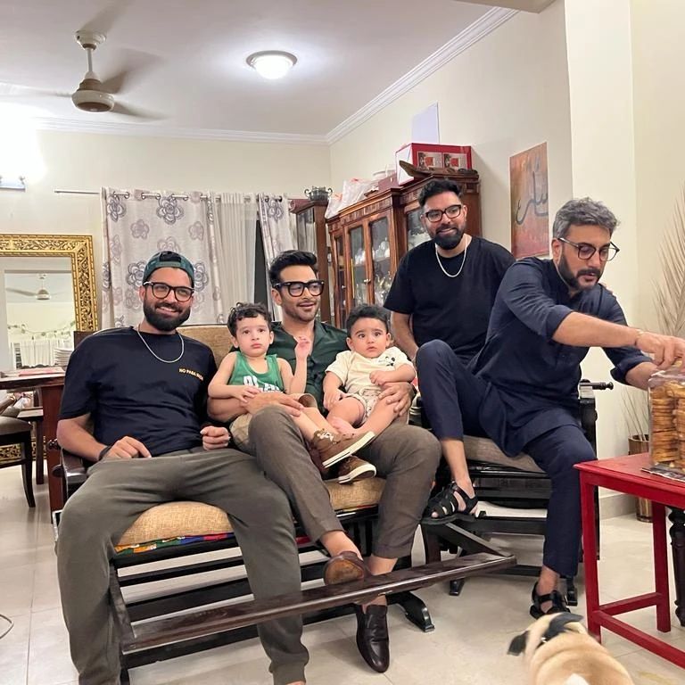 Celebrities Get Together At Yasir Hussain’s Residence