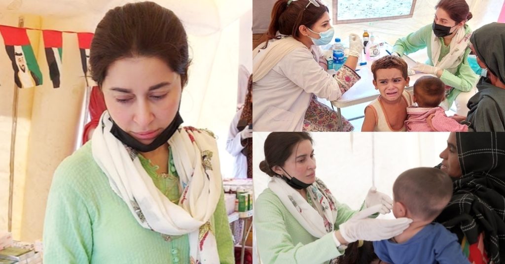Shaista Lodhi Getting Praise For Joining Medical Camp For Flood Affectees