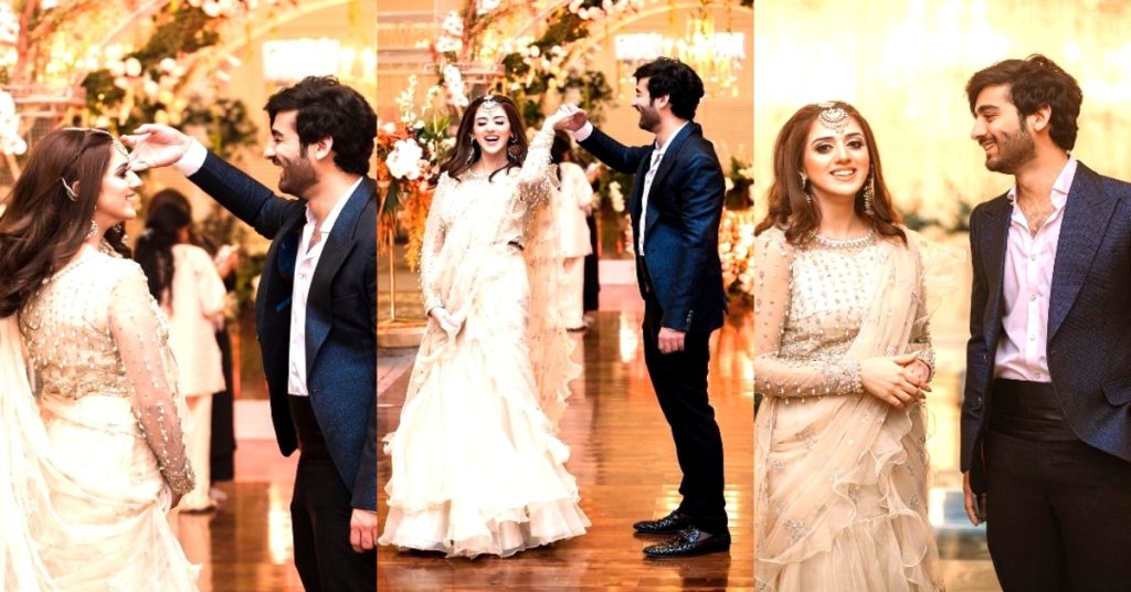 Jannat Mirza Adorable Pictures with Beau from Sister's Engagement