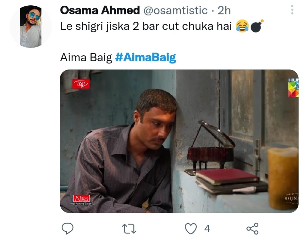 Twitter Users Hilarious Jibes at Aima Baig's Recent Scandal