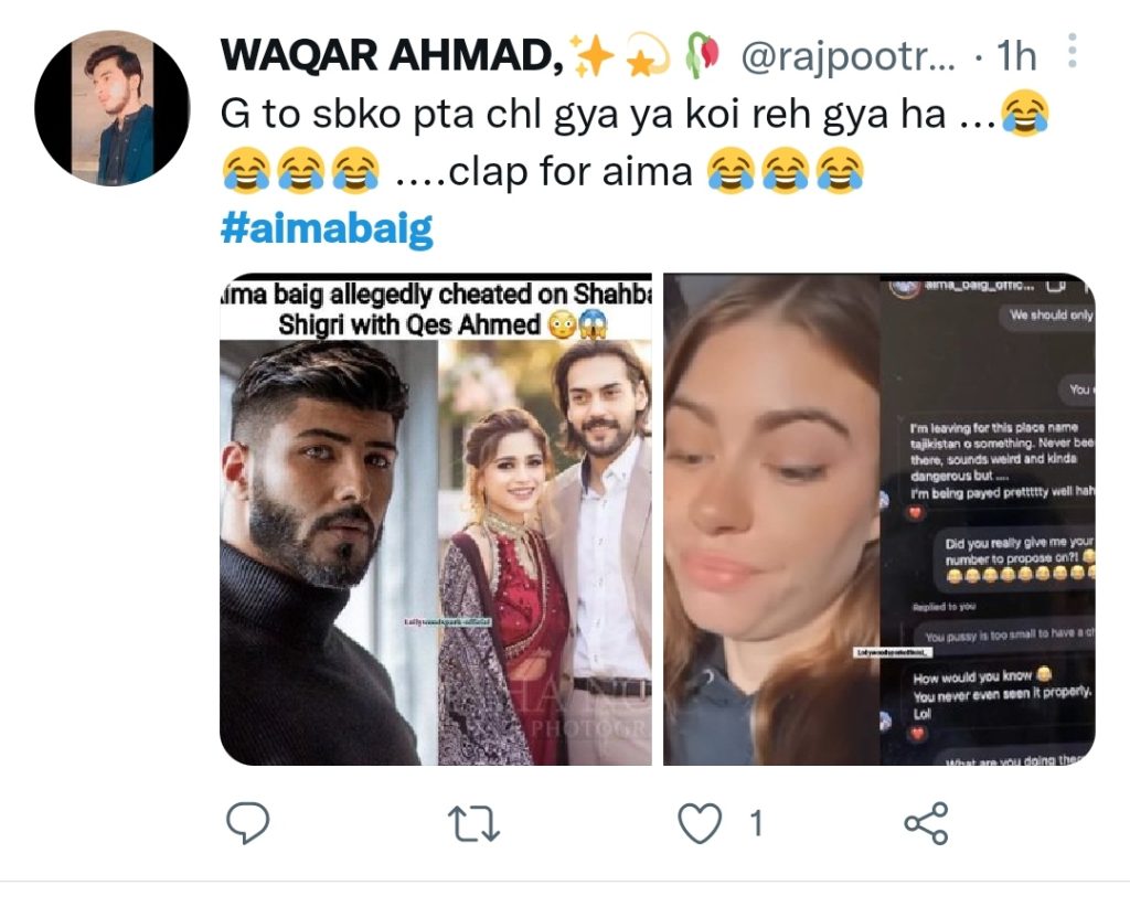 Twitter Users Hilarious Jibes at Aima Baig's Recent Scandal