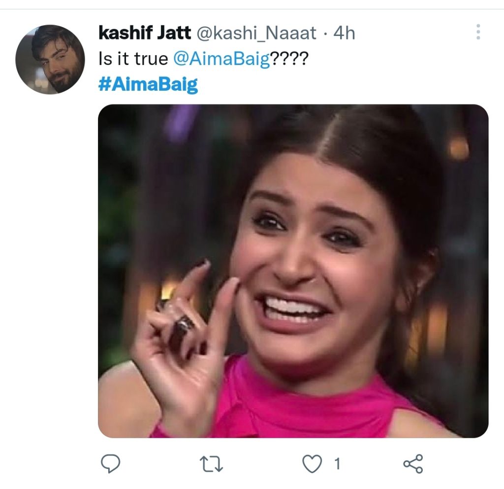 Twitter Users Hilarious Jibes at Aima Baig's Recent Scandal