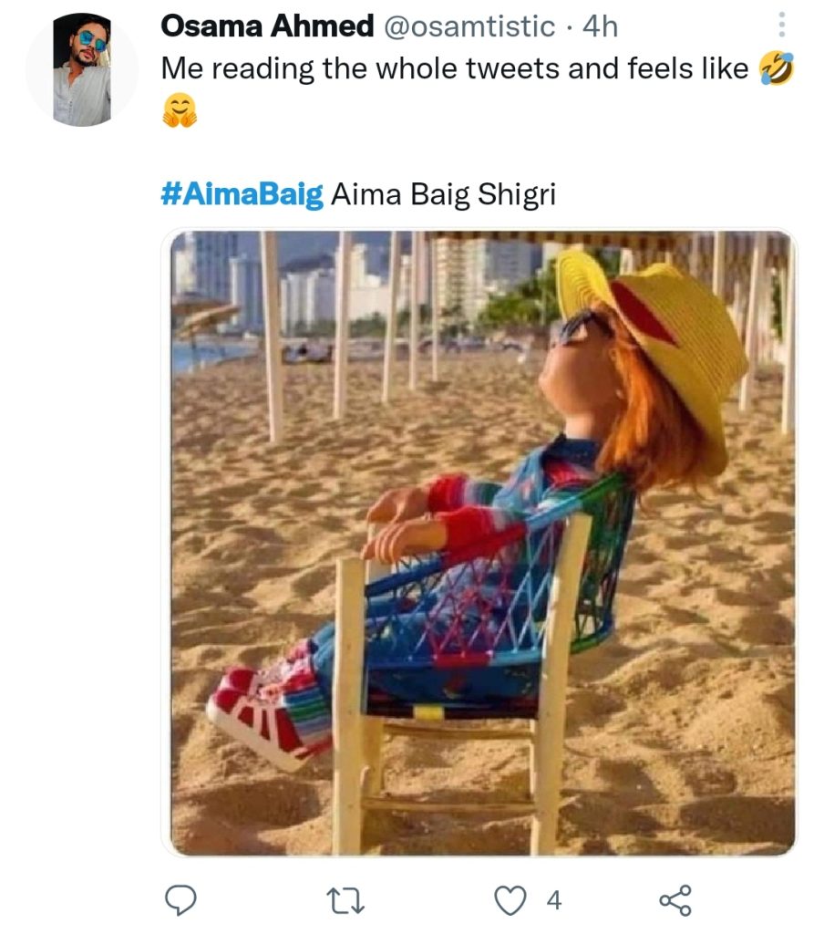 Twitter Users Hilarious Jibes at Aima Baig's Recent Scandal