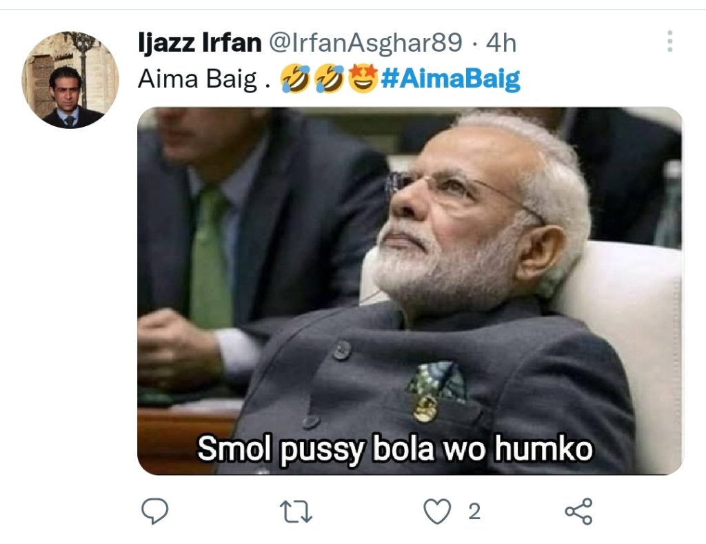 Twitter Users Hilarious Jibes at Aima Baig's Recent Scandal