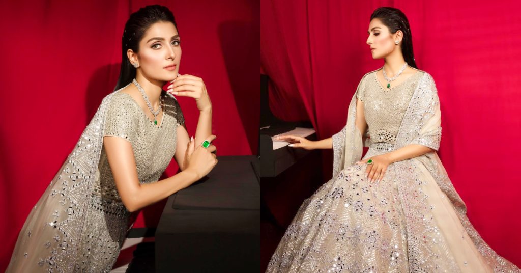 Ayeza Khan’s Indian Designer Dress At HUM Awards Invites Public Criticism