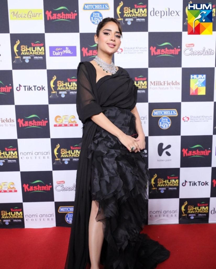 Pakistani Celebrities Pictures From 8th Hum Awards Red Carpet