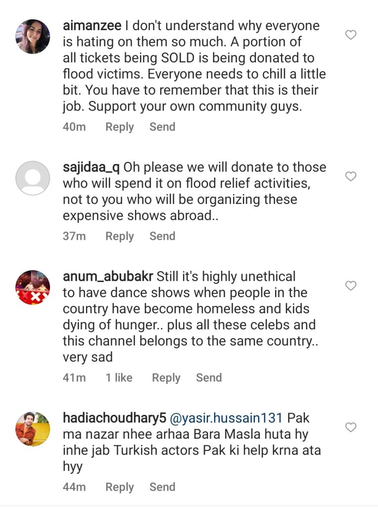 Hum and Celebrities Defend Awards Amidst Floods - Get Public Backlash