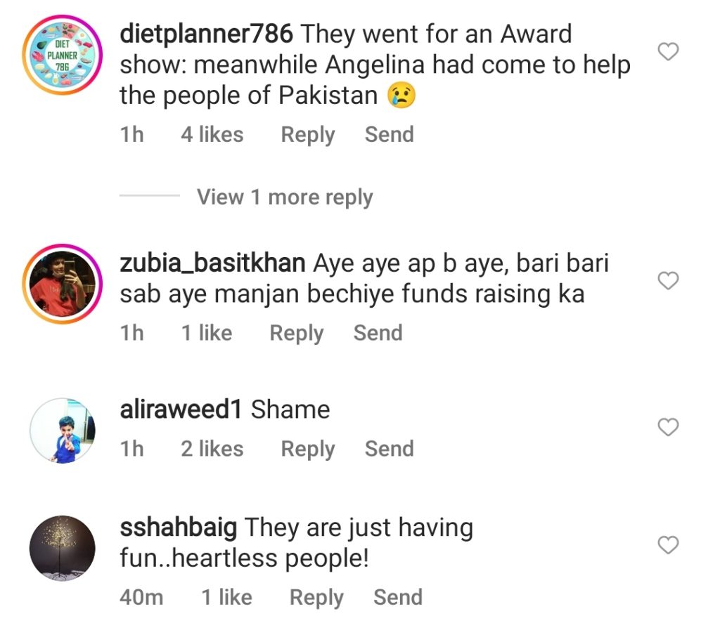 Hum and Celebrities Defend Awards Amidst Floods - Get Public Backlash