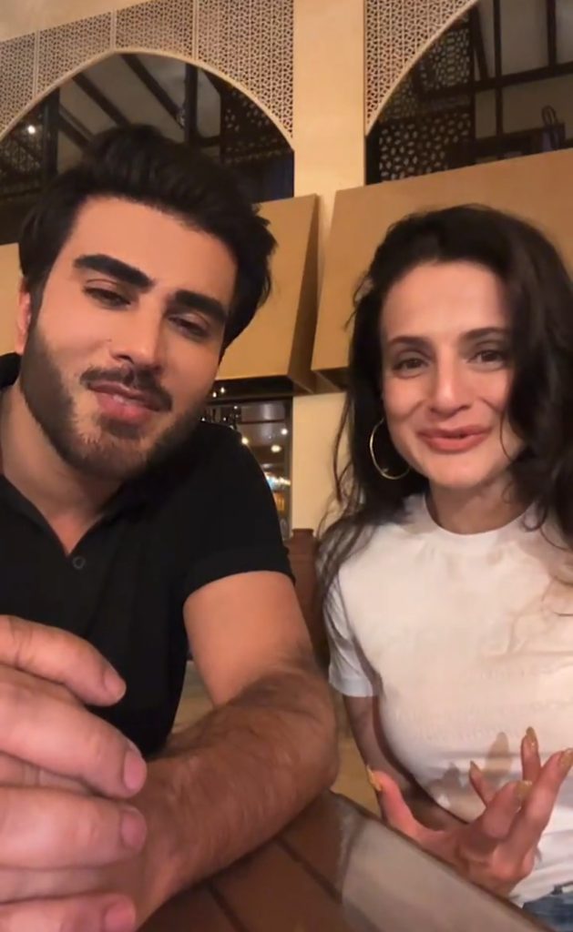 Imran Abbas & Ameesha Patel Candid Live Session