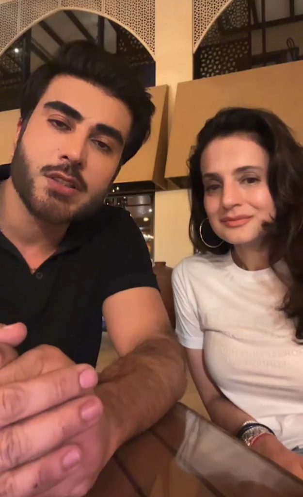 Imran Abbas & Ameesha Patel Candid Live Session