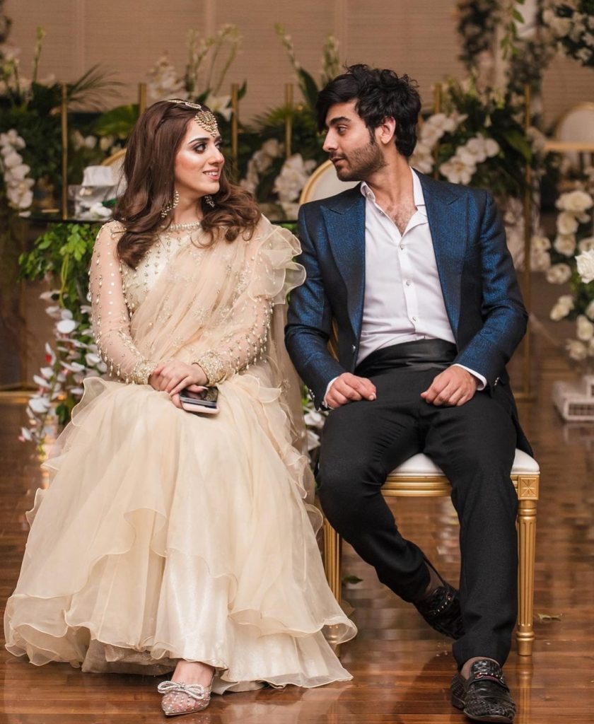 Jannat Mirza Adorable Pictures with Beau from Sister's Engagement