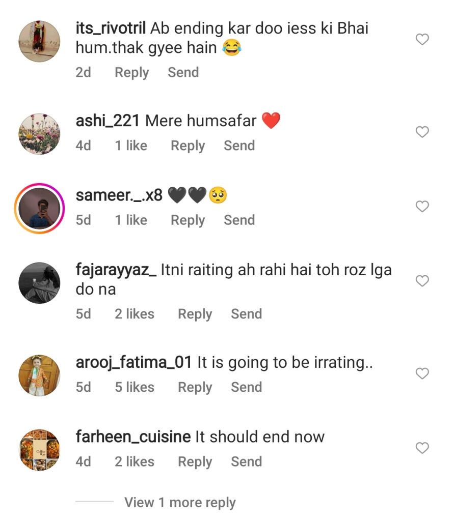 Mere Humsafar Fans Unhappy On Dragging Drama Unnecessarily