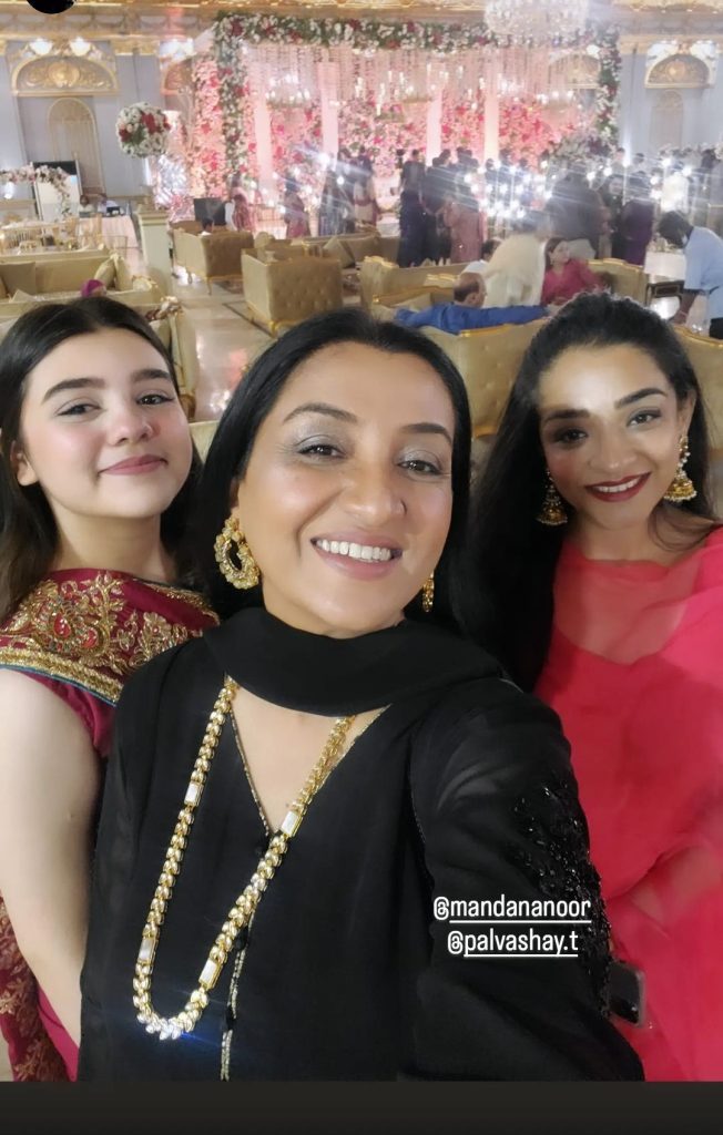 Nadia Afgan Shares Pictures From Sarmad Khoosat's Sister Wedding