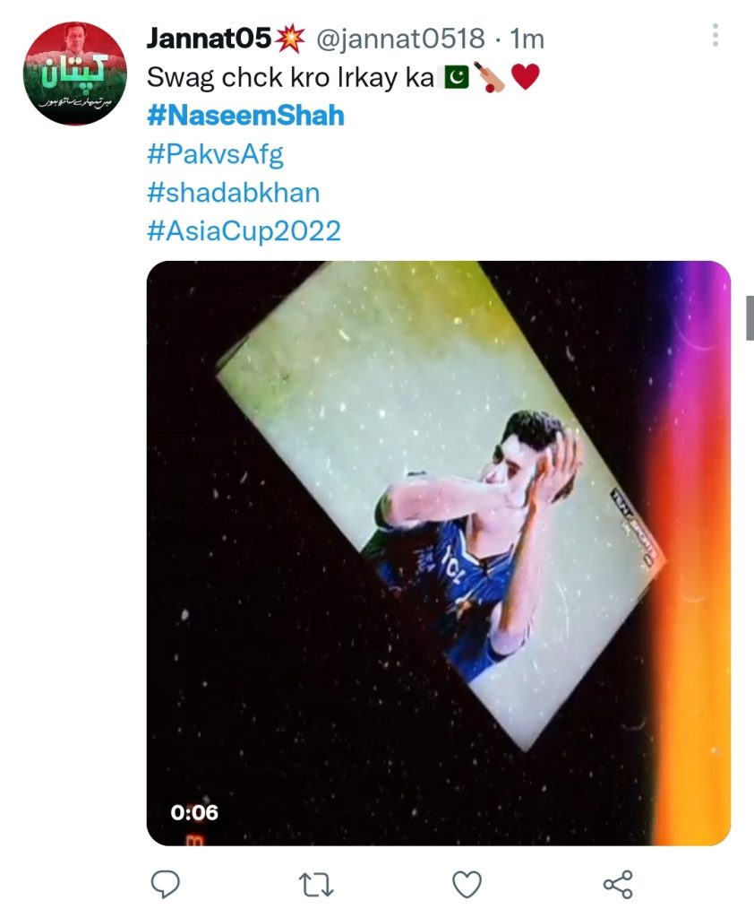 Twitter Users Praise Naseem Shah For Match Winning Game