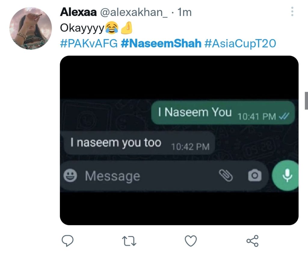 Twitter Users Praise Naseem Shah For Match Winning Game