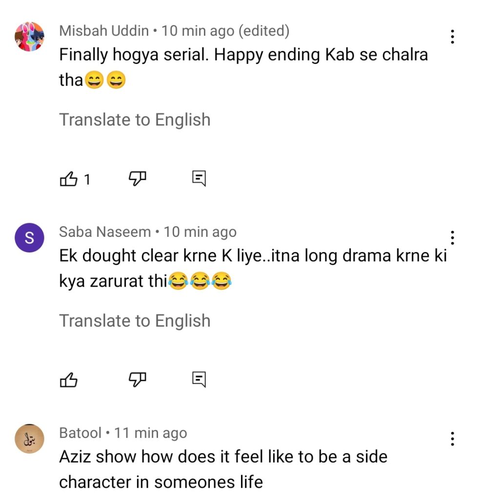 Drama Serial Pehchan Last Episode Public Reaction