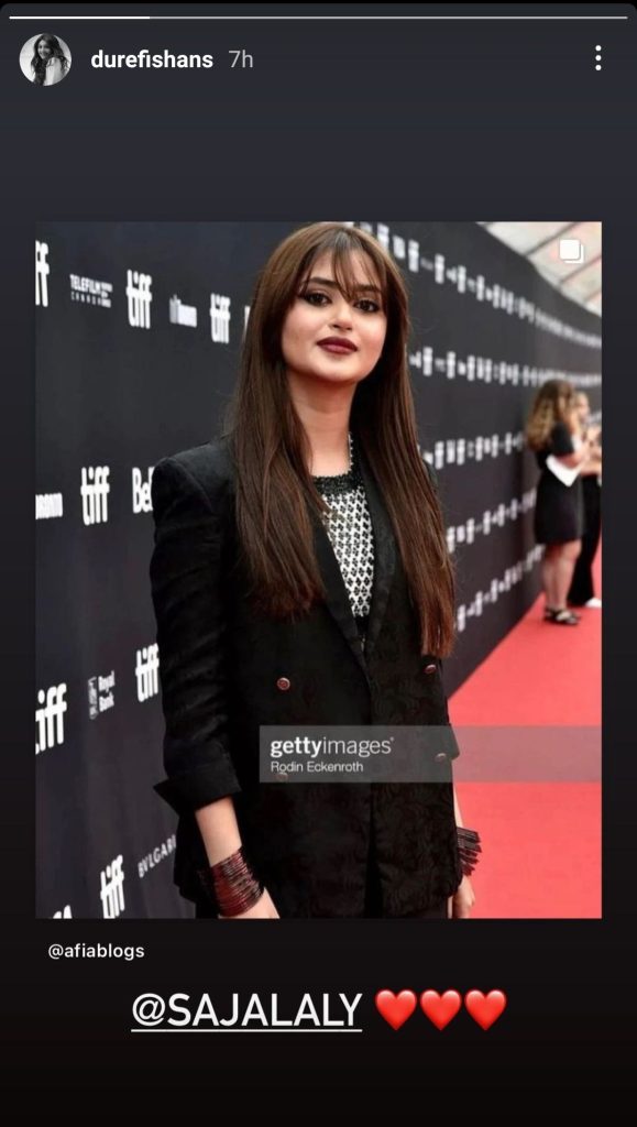 Popular Pakistani Celebrities Wishing Sajal Aly on Her International Film