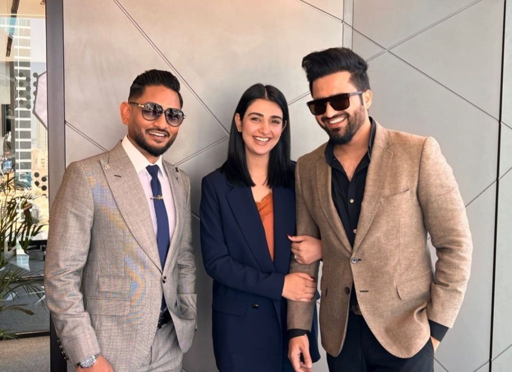 Sarah Khan Falak Shabir Biz Trip To Dubai with Celebrities