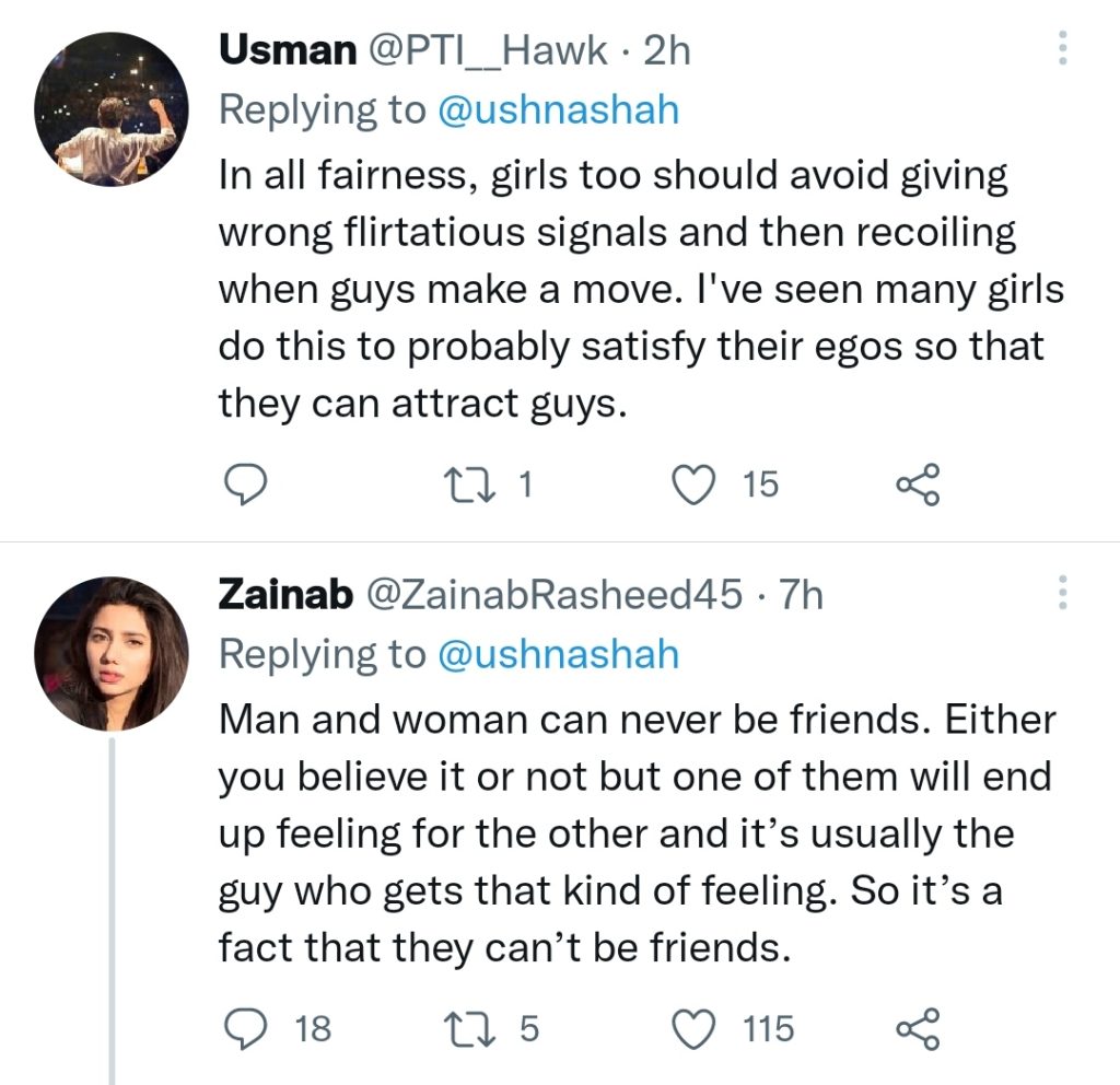 Ushna's Statement About Flirting Male Friends Landed Her In Trouble