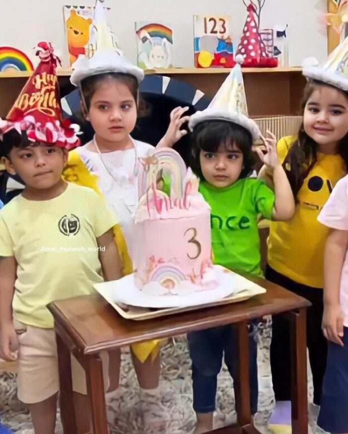 Amal Muneeb Celebrates Her Birthday In School - Beautiful Pictures