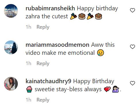 Asma Noman Shares An Adorable Birthday Video For Her Daughter Zara