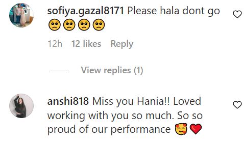 Hania Amir Bids Farewell To Mere Humsafar In Most Beautiful Way