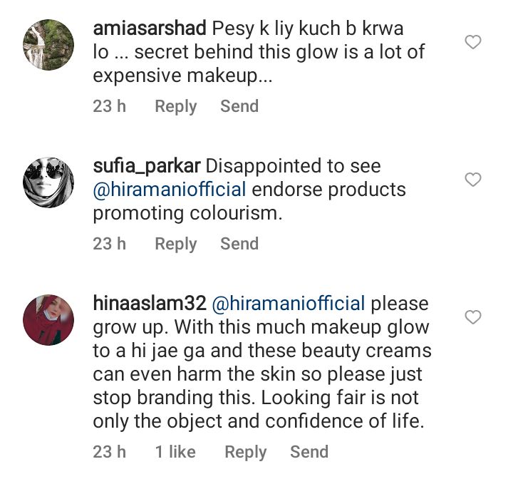 Hira Mani Under Fire After Promoting Whitening Cream