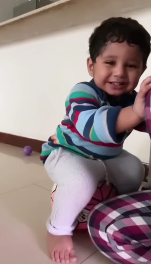 Beautiful Video of Imran Ashraf Son Shared By Kiran Ishfaque