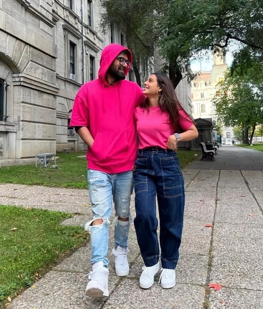 Iqra Aziz and Yasir Hussain Recent Pictures from Canada