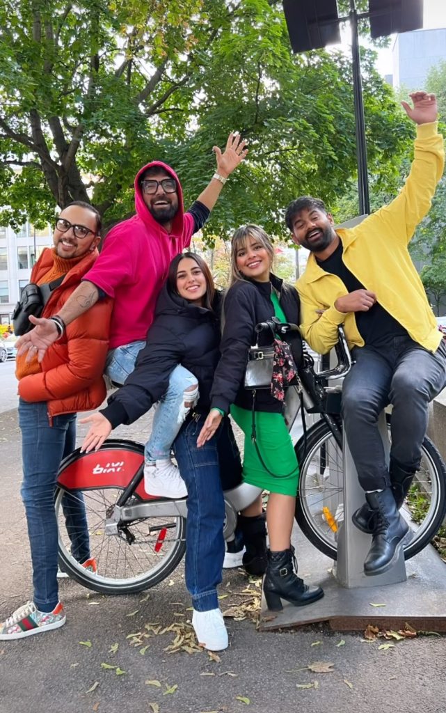 Iqra Aziz and Yasir Hussain Recent Pictures from Canada