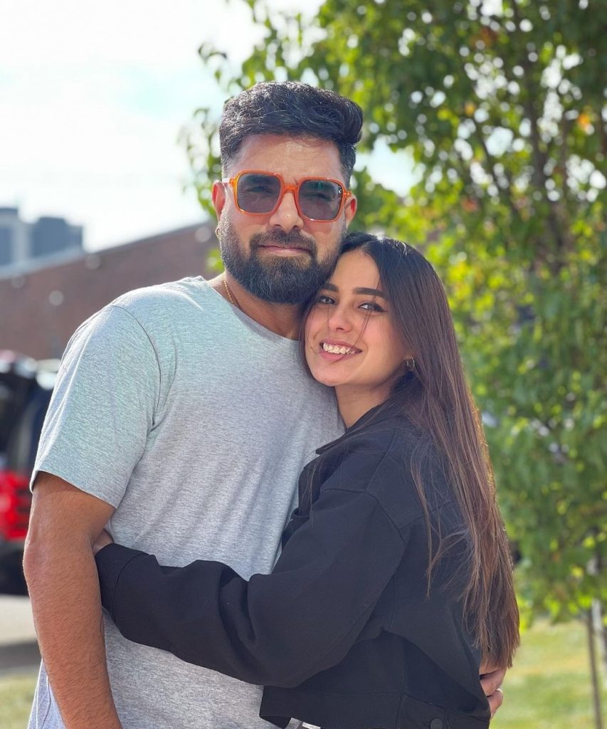 Iqra Aziz and Yasir Hussain Recent Pictures from Canada