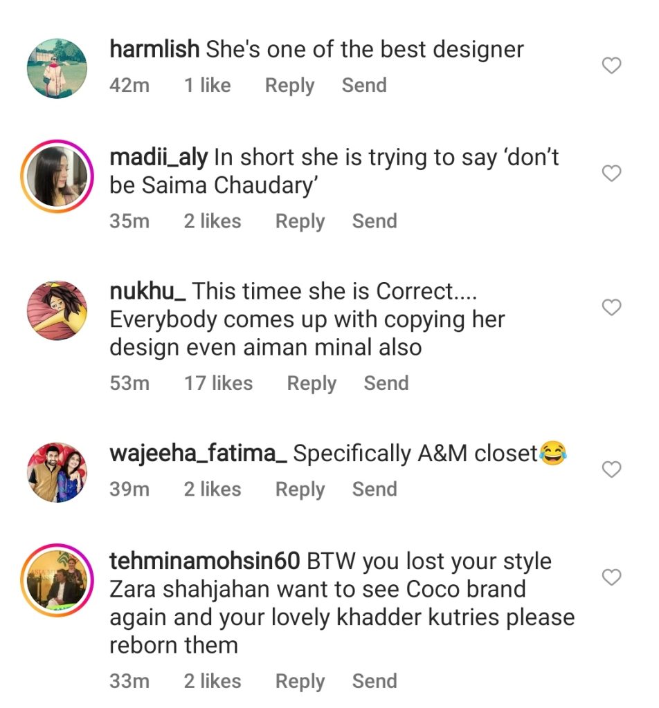 Designer Zara Shahjahan Annoyed With Being Copied