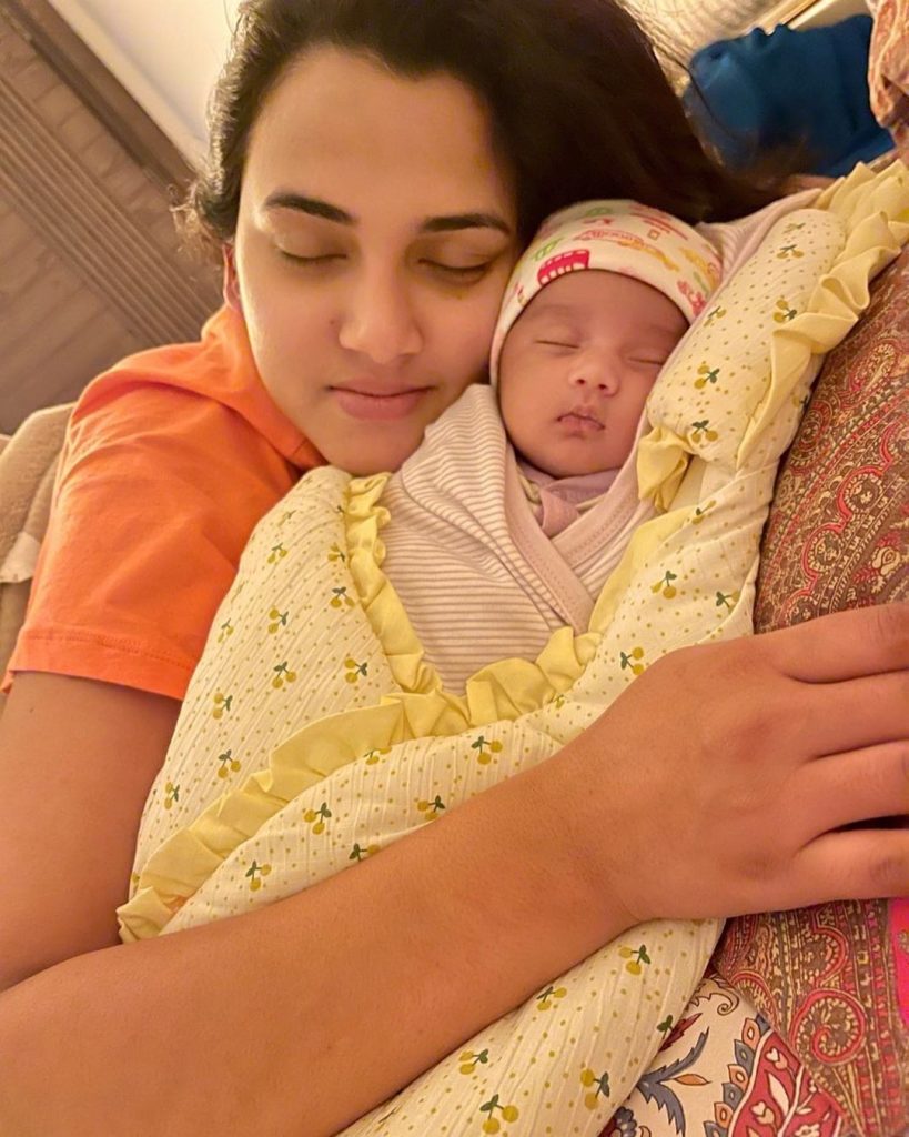 Kiran Tabeir’s Latest Adorable Clicks With Her Newly Born Daughter