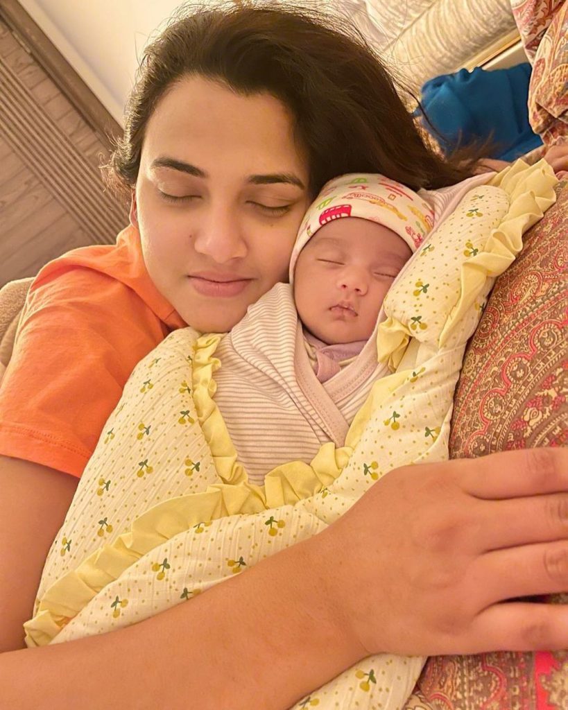 Kiran Tabeir’s Latest Adorable Clicks With Her Newly Born Daughter