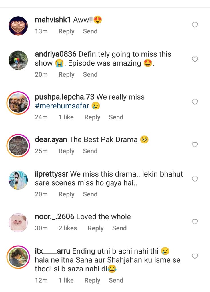 Mere Humsafar Last Episode Public Reaction