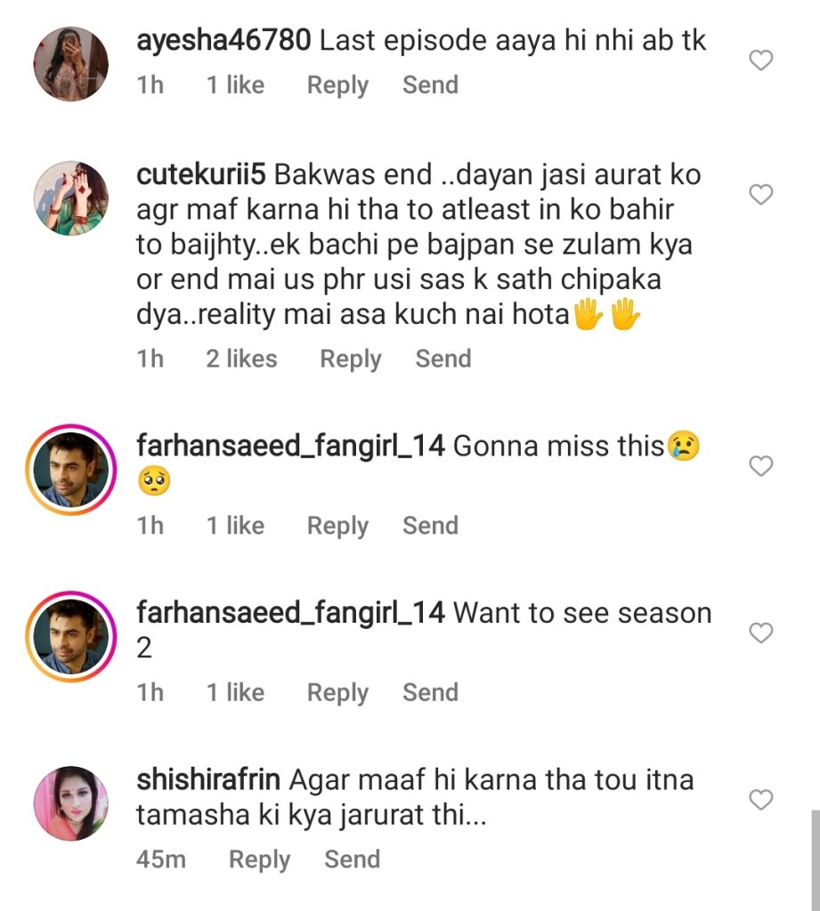 Mere Humsafar Last Episode Public Reaction